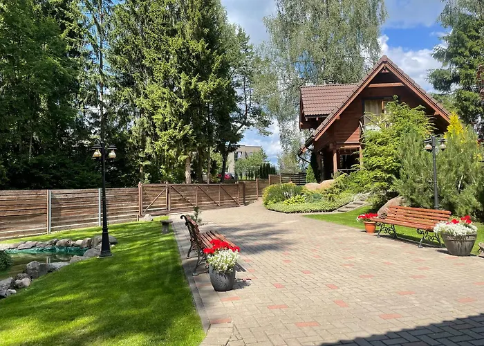 Дом отдыха Rustic Private In Woods W/ Sauna & Pool Вильнюс