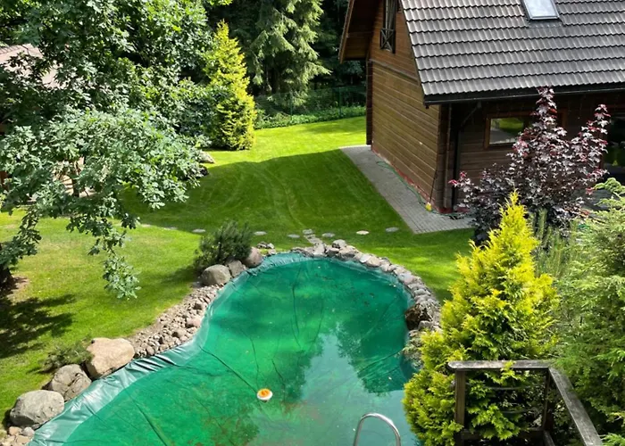 Rustic Private In Woods W/ Sauna & Pool